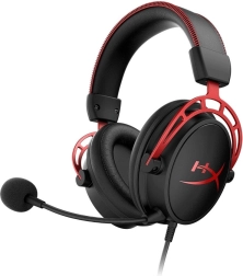 Hyperx cloud alpha słuchawki gamingowe czarno‑czerwone