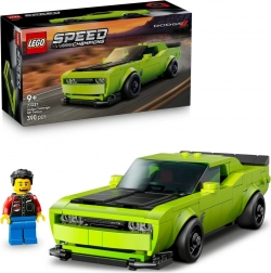 lego speed champions dodge challenger srt hellcat – sportowy samochód dla dzieci