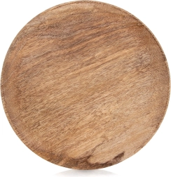 Drewniany talerz do serwowania z mango 25 cm