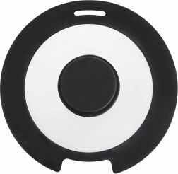 Szklana pokrywka z silikonową krawędzią GRANDE COMBI 17 cm