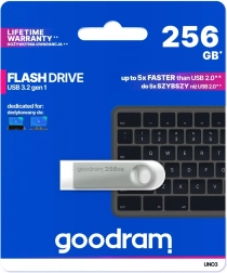 Pamięć USB UNO3 256GB USB 3.2 Gen1 srebrny