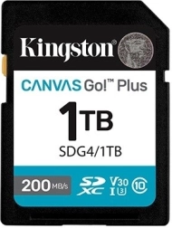Karta sd 1 tb kingston canvas go! plus 200 mb/s c10 u3 v30