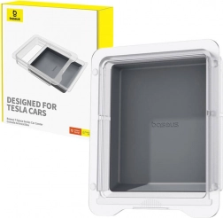 Konsola do auta dla Tesla - Baseus T-Space Series (szara)