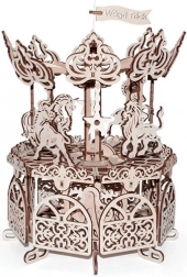 Drewniane puzzle 3D WOOD TRICK karuzela