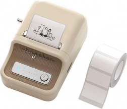Przenośna drukarka etykiet Niimbot B21 – Kremowa