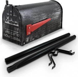 Amerykańska skrzynka pocztowa w stylu retro ze stojakiem Bituxx