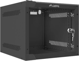 Lanberg 10-calowa szafka wisząca 4U 280x310 mm czarna
