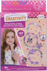 Zestaw do tworzenia biżuterii własnoręcznej: bransoletki i naszyjniki