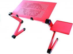 SL7B stolik chłodzący na laptop różowy