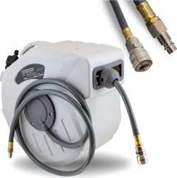 Automatyczna pneumatyczna nawijarka do węża 15 m z szybkozłączką 1/4" do kompresora