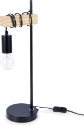 Lampa stołowa czarna 51 cm