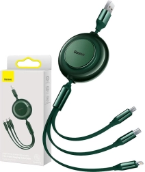 Kabel Baseus 3w1 do Micro USB / USB‑C / Lightning