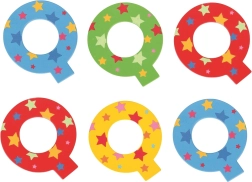 Gwiazdorskie literka Q od Bigjigs Toys