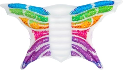 Nadmuchiwane leżakowisko tęczowy motyl 294 × 193 cm