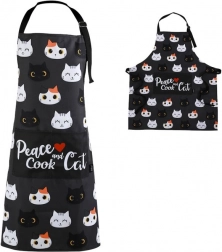 Fartuch w tubie z motywem kociąt