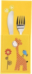 Orion etui na dziecięce sztućce żyrafa 21 × 9 cm