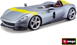 Ferrari Monza SP1 srebrno/niebieski metalowy model 1:24