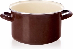 Emaliowany garnek Brown 20 cm, 3 l