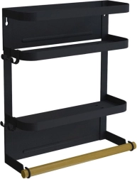 Dwupoziomowy magnetyczny organizer do kuchni