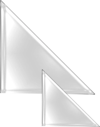 Samoprzylepne rożki A4, przezroczyste — 6 szt.