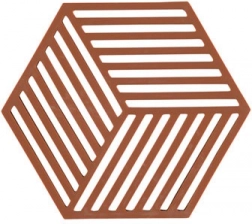 Podkładka pod gorące naczynia Zone Hexagon – Ceglana