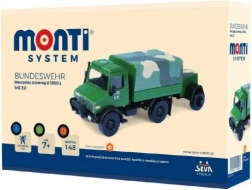 Klocki MONTI SYSTEM Bundeswehr Mercedes Unimog 1:48