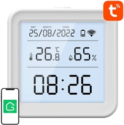 Inteligentny czujnik temperatury i wilgotności Wi‑Fi GOSUND S6 z wyświetlaczem LCD