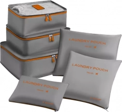 Zestaw organizerów podróżnych do walizki - 6 sztuk