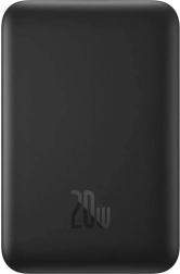 Magnetyczny powerbank BASEUS Magnetic Mini 10000 mAh z USB‑C i szybkim ładowaniem 20 W – czarny
