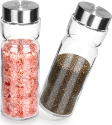 Szklana solniczka i pieprzniczka 170 ml, zestaw 2 szt. VILDE