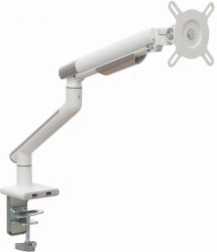 Premium biurkowy uchwyt na jeden monitor z sprężyną gazową 17–32" z 2x USB 3.0