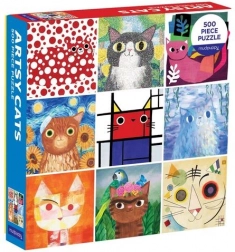Puzzle Artystyczne koty