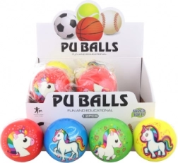 Miękka piłeczka z jednorożcem 10 cm