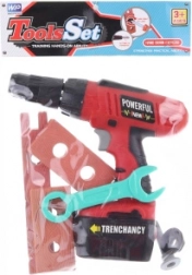 Dziecięca wiertarka akumulatorowa z akcesoriami