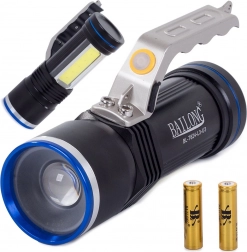 Wojskowa latarka LED z Cree XM-L3-U3 Zoom od Bailong