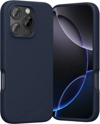 Silikonowe etui Vention do iPhone 16 Pro Max z MagSafe, niebieskie