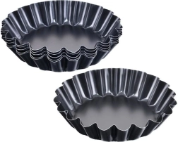 Orion metalowe foremki do tartaletek 9 cm - 6 szt.