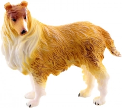 Plastowa figurka psa collie 7 cm