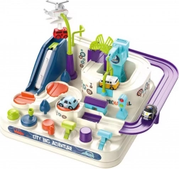 Woopie interaktywny samochodowy zestaw toru przeszkód Pojazdy miejskie