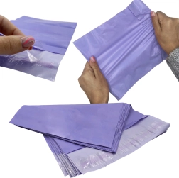 Fioletowe plastikowe koperty kurierskie A3 310 × 420 mm, samoprzylepne, 50 szt.