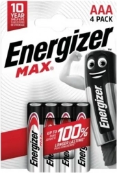 Baterie alkaliczne AAA 4 szt. Energizer Max