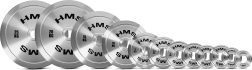 Stalowy olimpijski talerz HMS 0,25 kg