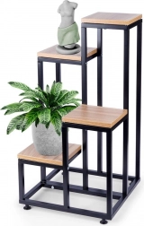 Metalowy czteropoziomowy stojak na kwiaty 69 cm