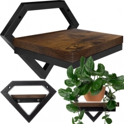 Wisząca półka ścienna RUHHY w stylu loft