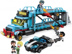 Qman Police Battle Force napad ciężarówki zestaw konstrukcyjny