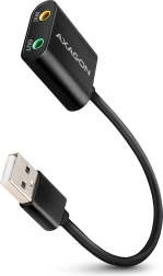 Zewnętrzna karta dźwiękowa USB 2.0 48kHz/16-bit stereo Axagon