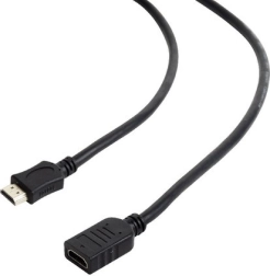 Kabel przedłużający HDMI A–A M/F v2.0 High Speed 0,5 m