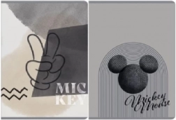Zeszyt A5 80 kartek kratka Mickey Mix kolorów