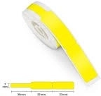 Żółte etykiety termiczne Niimbot 12,5x109 mm