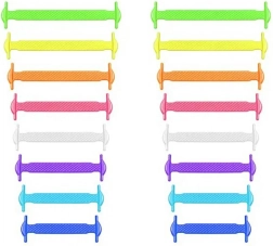 Silikonowe sznurówki bez wiązania Rainbow